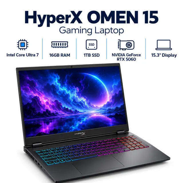 HyperX OMEN 15 Ultra 7 RTX 5060
